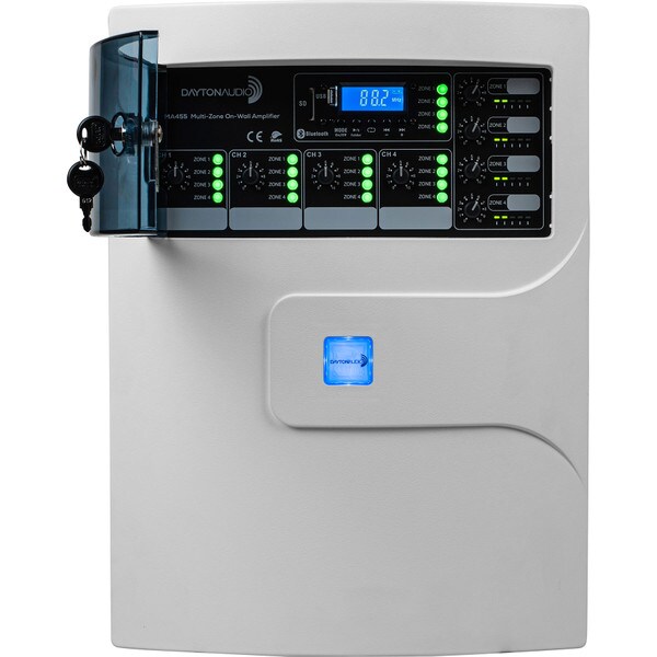 Main product image for Dayton Audio MA455 Multi-Zone On-Wall 4 Channel Amplifier300-786